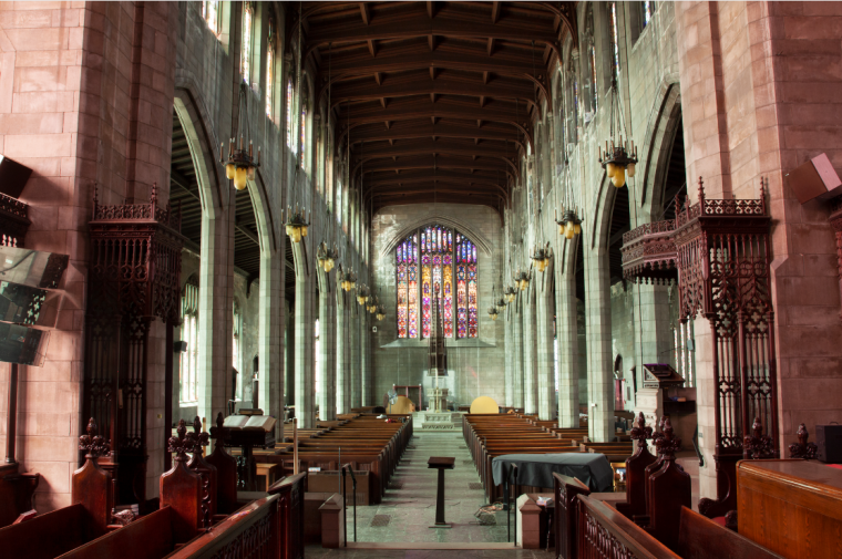 interior of church