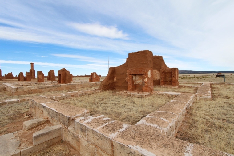 Ruins of the Officer’s Quarters, Fort Union National Monument. Photo: Jake Torkelson