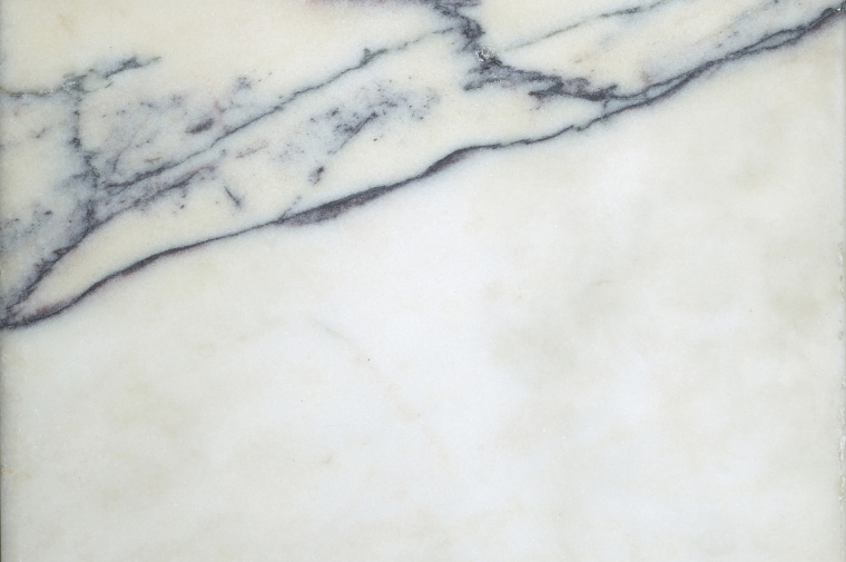 White and grey marble slab