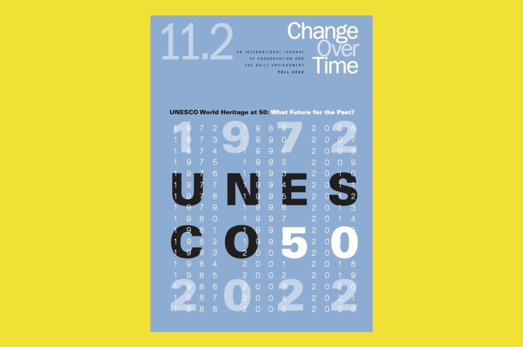 Cover of Change Over Time journal UNESCO50