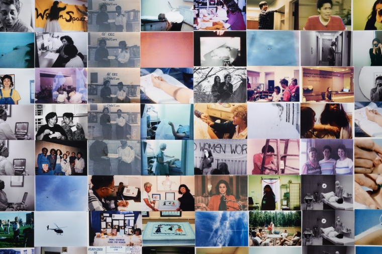 "The Last Safe Abortion" artwork created by drawing upon thousands of historical photographs from archives across the Midwest, as well as photographs made by Winant since the overturning of Roe v. Wade, the artist studies what physicians and staff refer to as “the work of the work”: answering phones, holding training sessions, scheduling appointments, and handling logistics. 