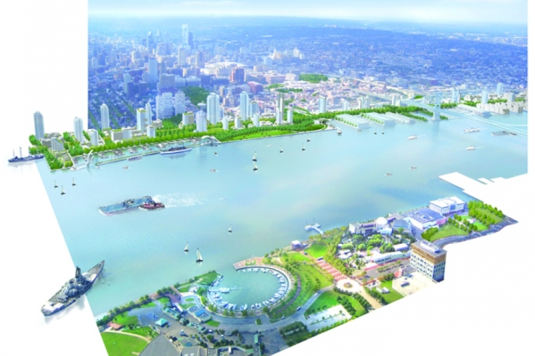 Visualization of potential project on the Delaware River.