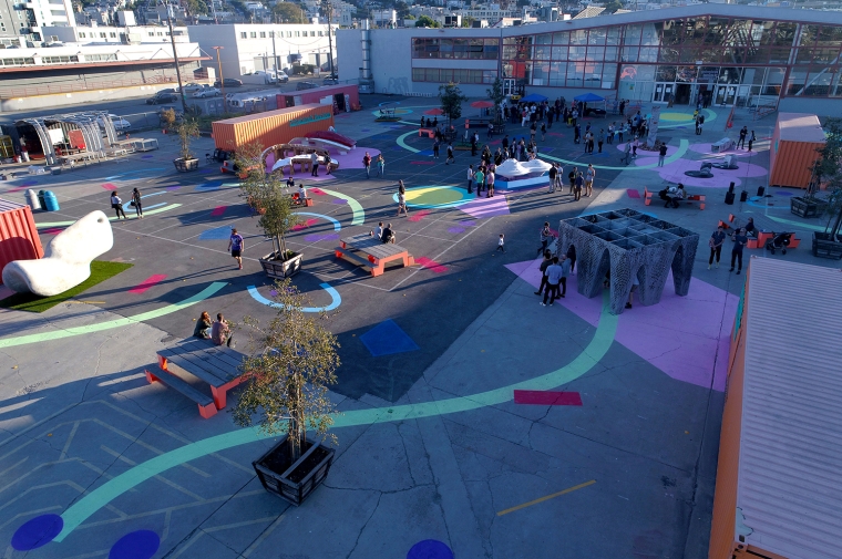 Confetti Urbanism, Endemic Architecture’s winning design for the California College of the Arts