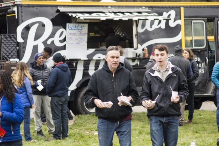 Local food trucks provided a variety of treats from tacos to chicken and waffles.