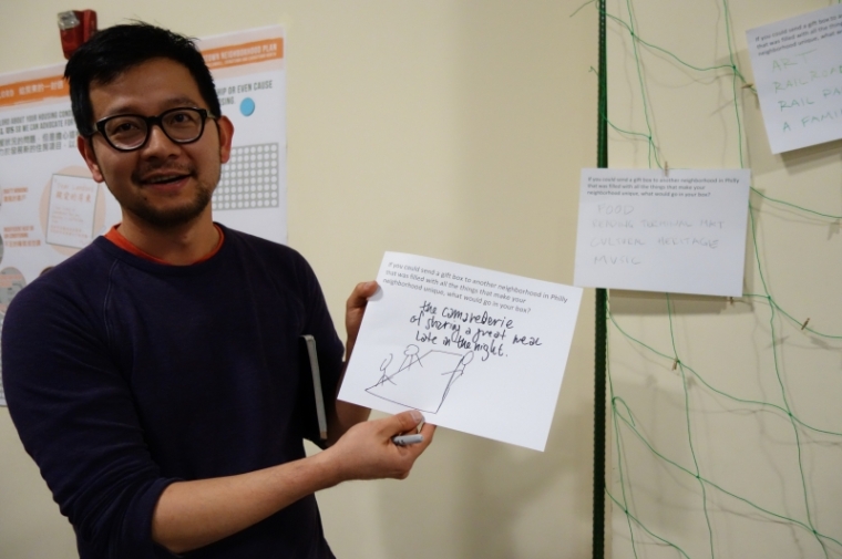 Participants shared elements of community identity to share with other Philadelphia communities .
