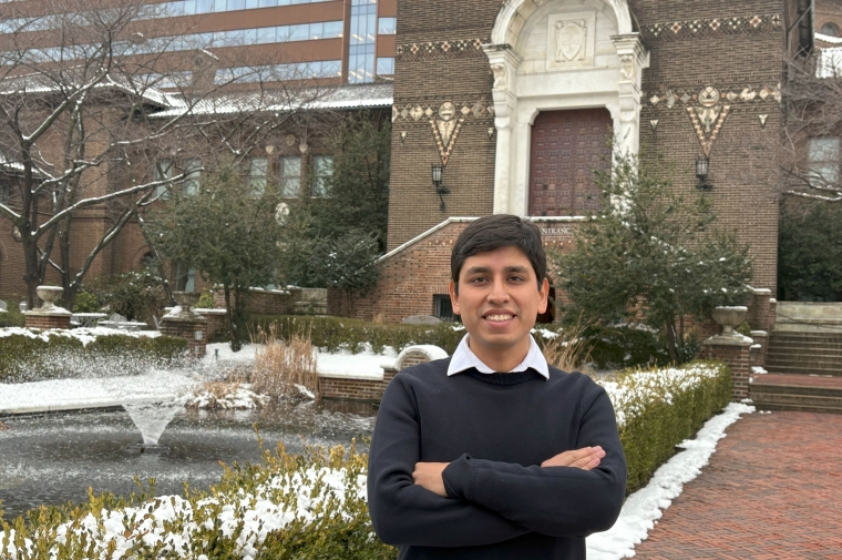 Photo of student ambassador Daniel