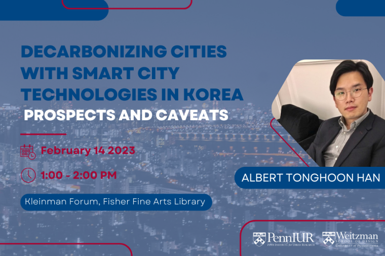 Flyer - Decarbonizing Cities with Smart City Technologies in Korea and Dr. Albert Tonghoon Han photo