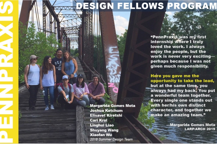 Poster for Penn Praxis Design Fellows Program