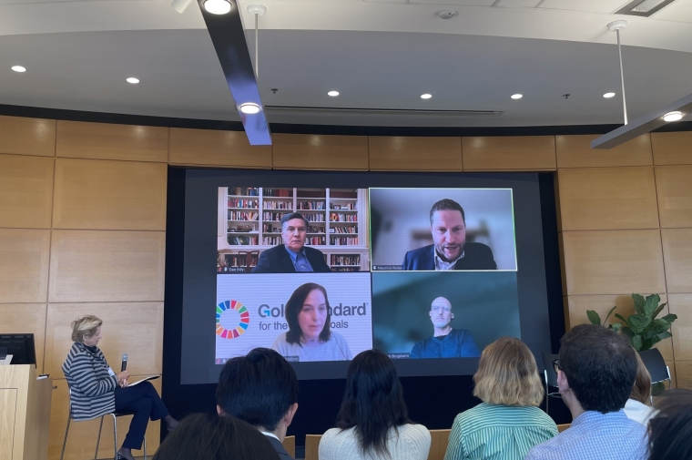 panelists show on screen via ZOOM call