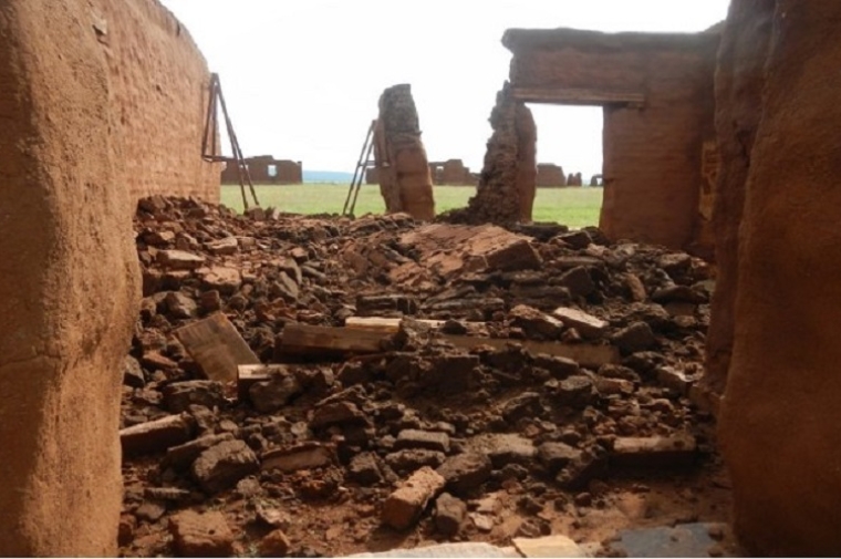Extreme weather caused catastrophic disaster when walls of this historic monument collapsed in the summer of 2014.