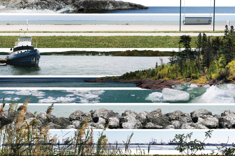 Cover of Five Bay Landscapes: Curious Explorations of the Great Lakes Basin