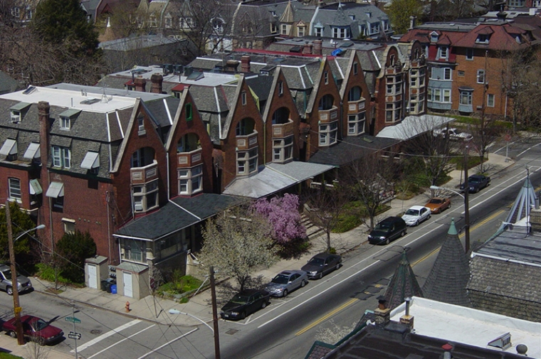 Row houses in Philadelphia