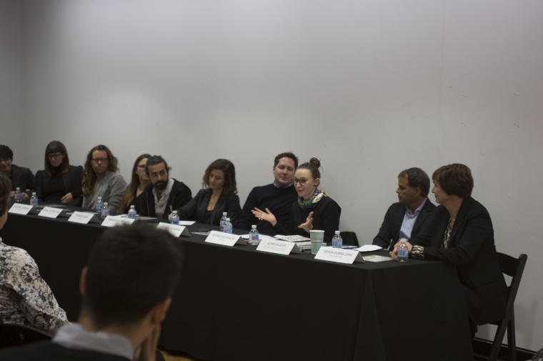 Panel discussion at 57 Pavilions Book Launch
