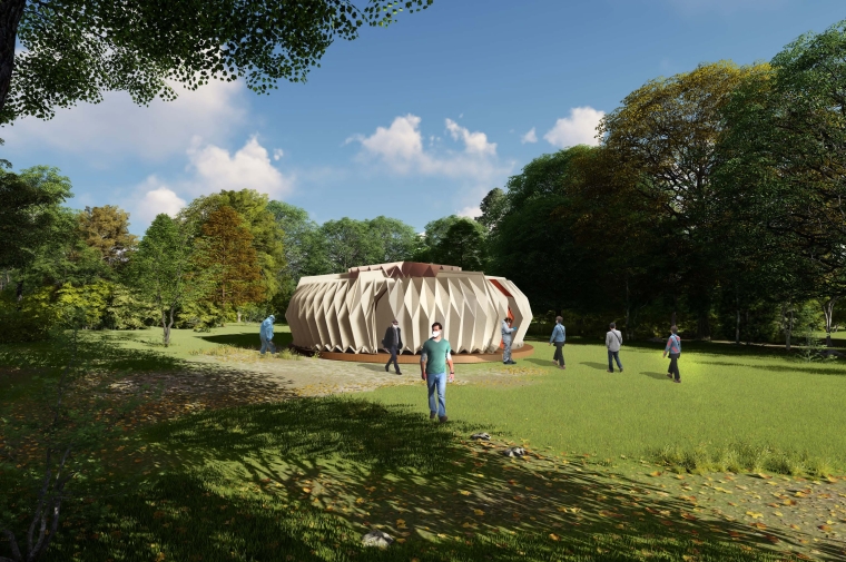 Rendering for mobile COVD testing site