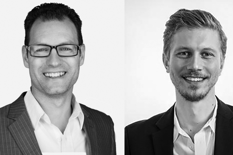 Erik Verboon, left, and Gustav Fagerström, right  