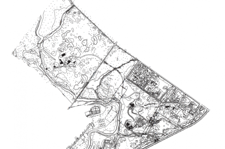 Map of Morris Arboretum. 