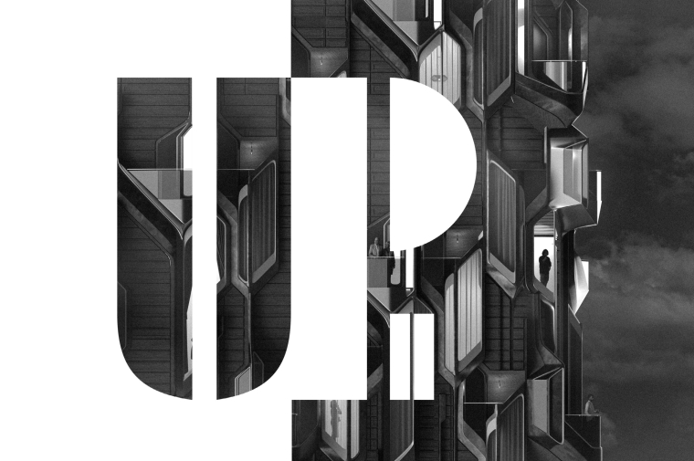Under Pressure Black and White Logo