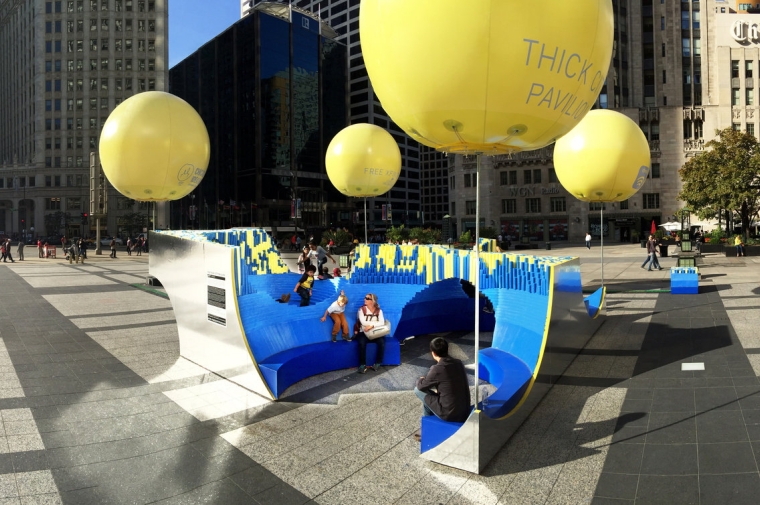 Image of Thick City Pavilion from Chicago Ideas Week