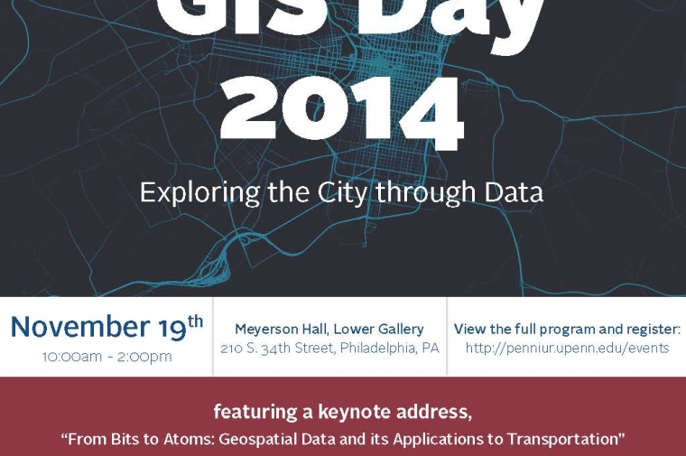 Poster for Penn GIS Day 2014