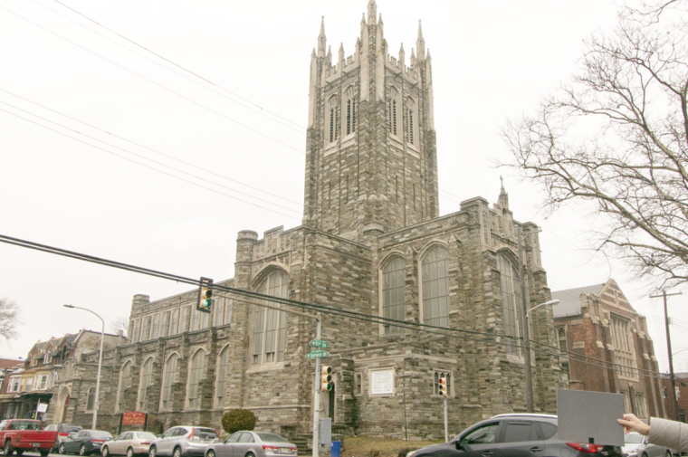 exterior of church