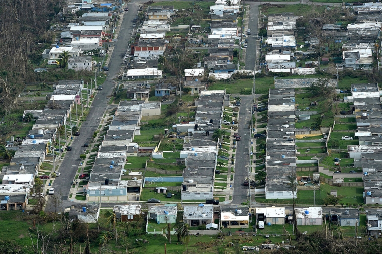 Puerto Rico in the aftermath of Hurricane Maria, 2017