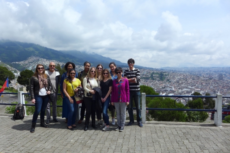 The team in Quito. Photo by Eduardo Rojas. 