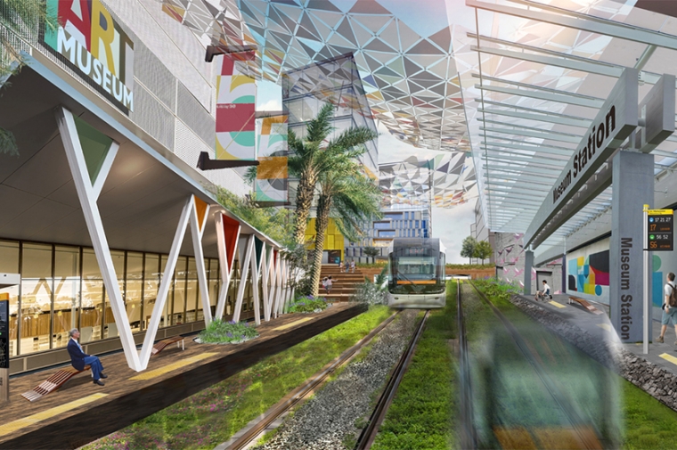Rendering of proposed redevelopment work