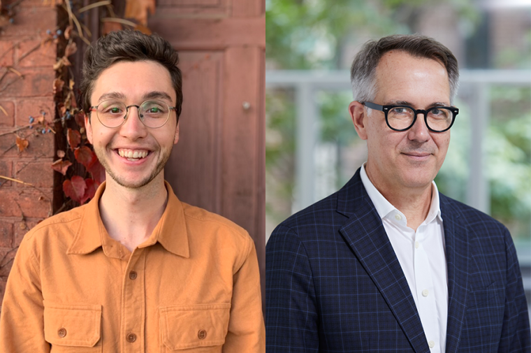 Composite of headshots of Whetstone and Mason