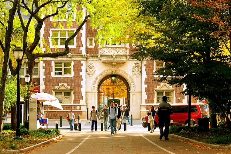 Archway entrance on Penn Campus
