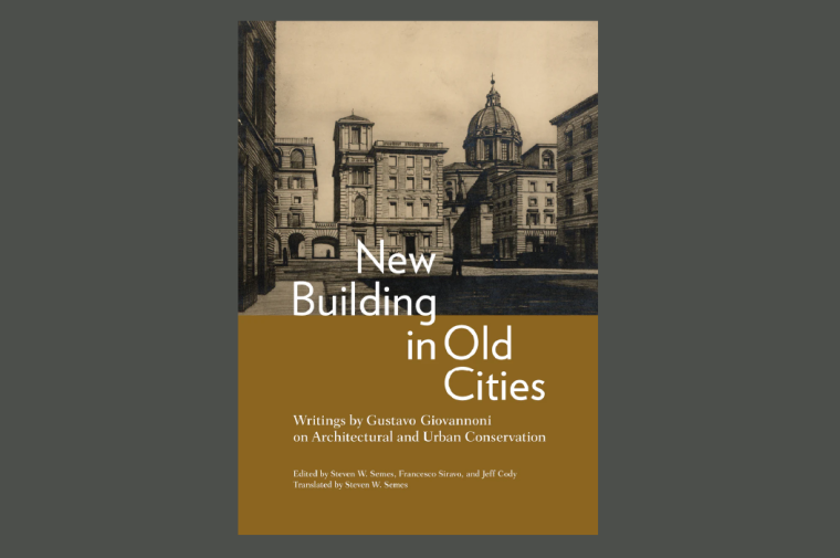 book cover of New Building in Old Cities: Writings by Gustavo Giovannoni on Architectural and Urban Conservation