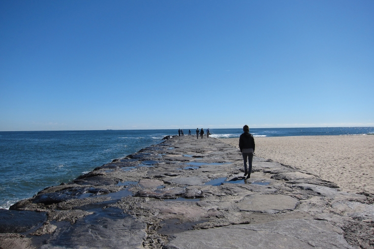 site visit at the Jersey Shore