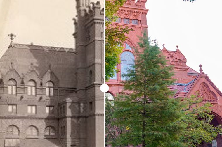 Fisher Fine Arts Library Then and Now
