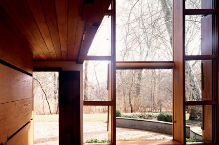 Louis Kahn, Esherick House, Chestnut Hill, Pennsylvania, 1959 - 1961. Photo Todd Eberle, via Dezeen.