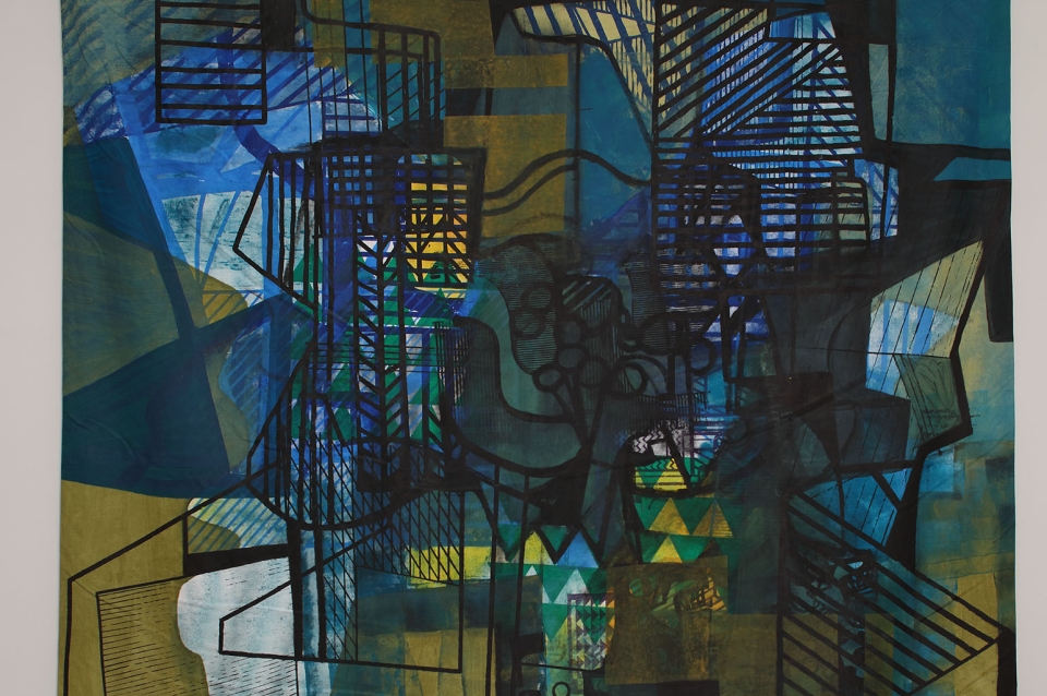 Wal hanging painting by Roberto Burle Marx