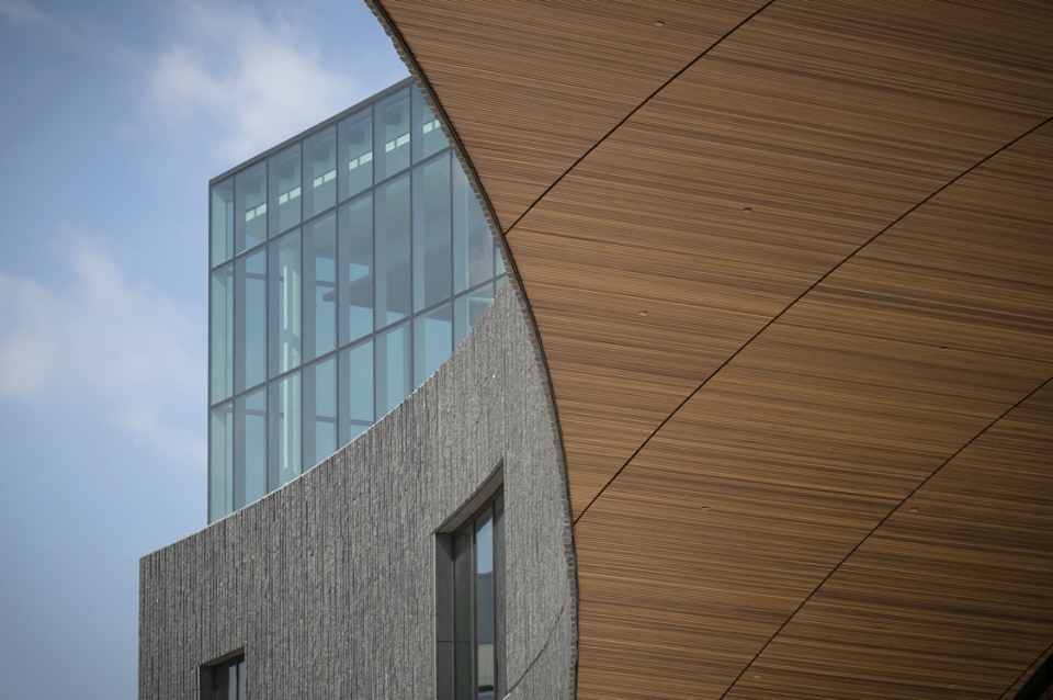 Charles Library, Temple University, Snøhetta (Architect) and Stantec (Architect of Record). Photo by Betsy Manning, Temple Unive