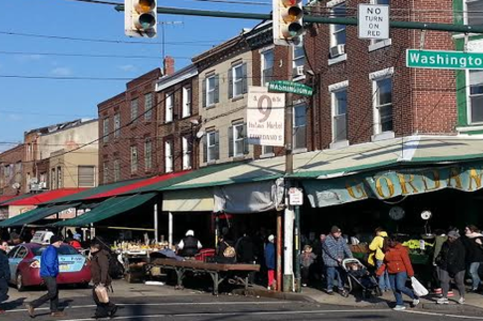 The Italian market in philadelphia