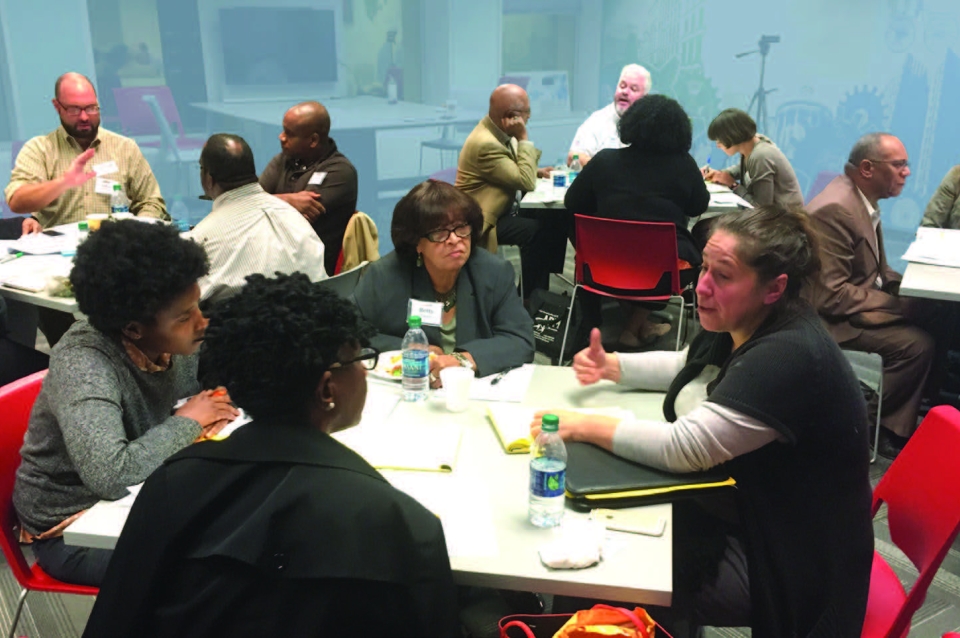 Community conversations at the Citizens Planning Institute, a partner in this project