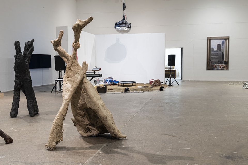 Feature sculpture and other media.