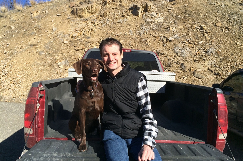 Matt Morgan and Dog