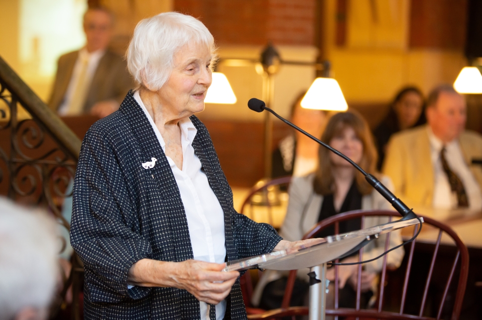Denise Scott Brown speaking at Robert Venturi Memorial