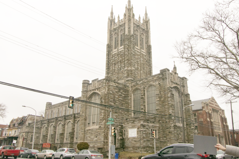 exterior of church