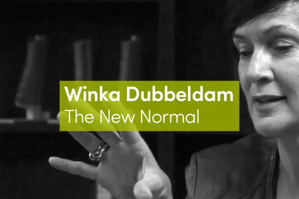 Winka Dubbledam. The New Normal. Background: Winka Dubbeldam speaking.