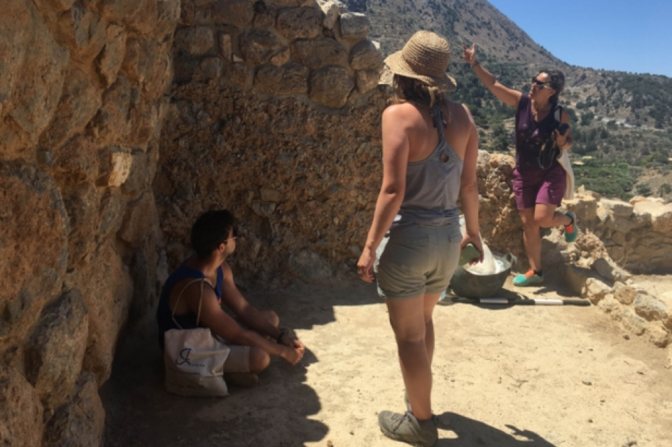 Penn Students on Bronze Age conservation site