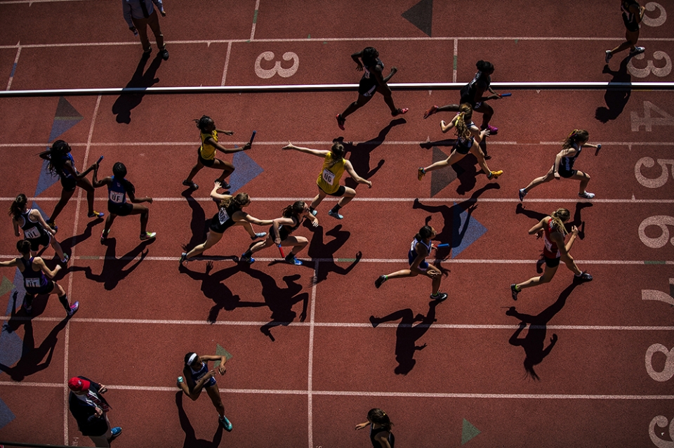 Runners in Race