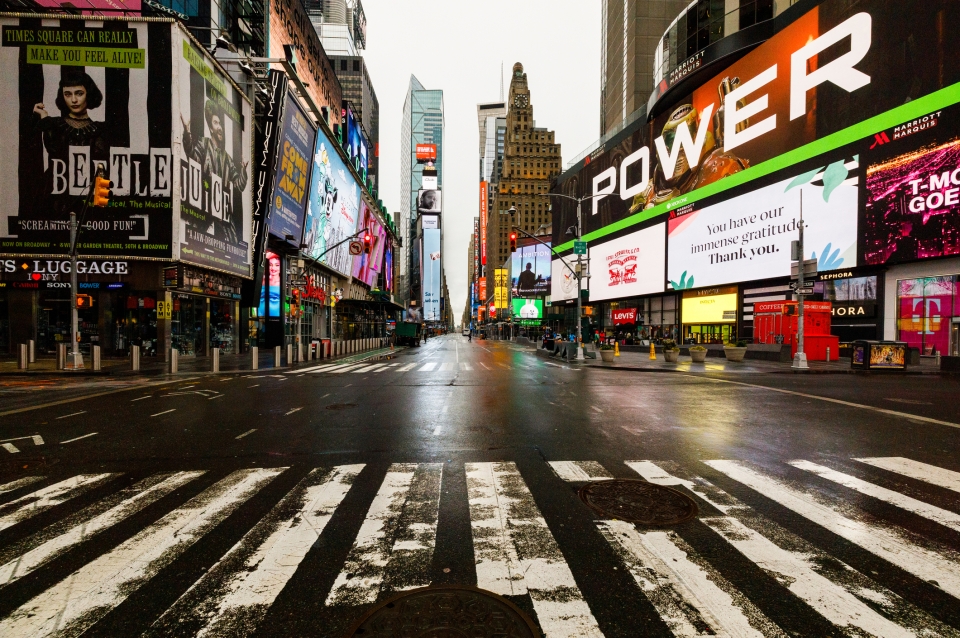 Deserted Time square