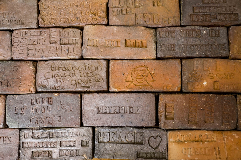 bricks with inscriptions