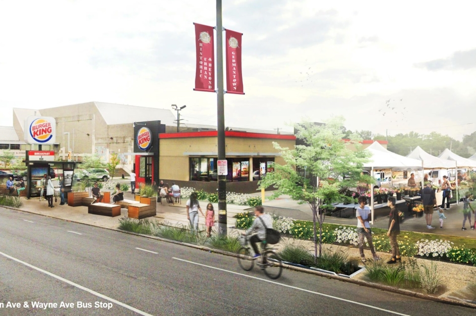 Rendering of Burger King venue