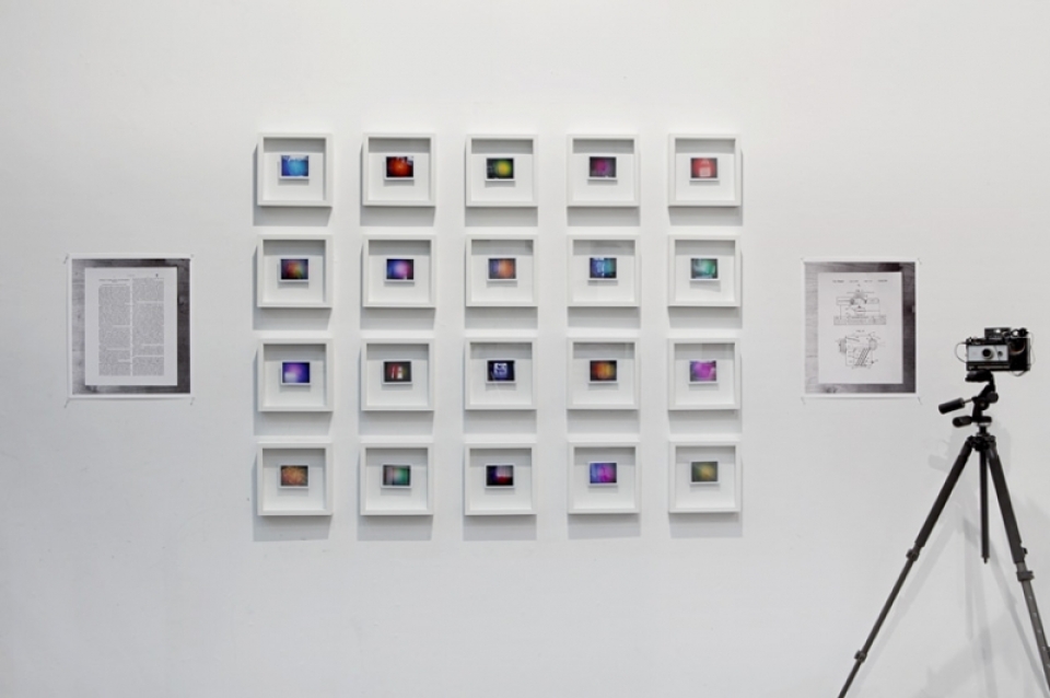 Art pieces on display