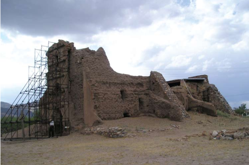 Ruins of a building