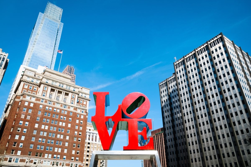 Love Statue in Philadelphia